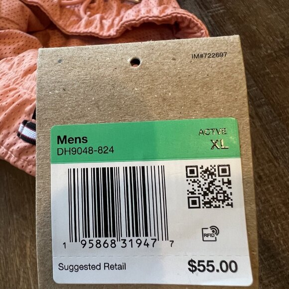 Jordan Shorts XL Mens Essentials Mesh Pink Peach $55 - Picture 11 of 11